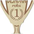 puchar dziadek roku drewniany 92 x 135 mm