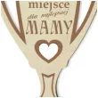 puchar dzien matki 1 miejsce dla najlepszej mamy drewniany 92 x 135 mm