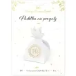 pudeleczka dla gosci komunia swieta biale 6 5 x 12 cm 6 szt