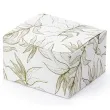 pudeleczka dla gosci liscie biale partydeco 10 szt