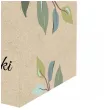 pudeleczka dla gosci wieczor panienski listki kraftowy congee 6 szt