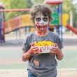 pudelka na chipsy i przekaski halloween krwawe rece