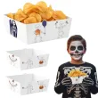 pudelka na chipsy i przekaski halloween wesole kosciotrupy 4 szt