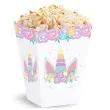 pudelka na popcorn jednorozec unicorn partypal 6 szt