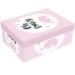 pudelka na prezent oh baby rozowy slonik partypal 3 szt