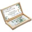 pudelko na banknoty komunia swieta eukaliptus z hostia 20x10 5 cm