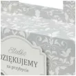 pudelko na ciasto ornament srebrne fsopakowania 5 szt