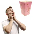 pudelko na popcorn urodziny rozowa cyfra 1 jix 6 szt