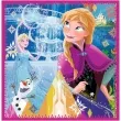puzzle 3 w 1 frozen zimowa magia trefl 106 elementow