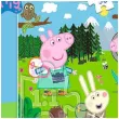 puzzle wycieczka swinki peppa trefl 30 elementow