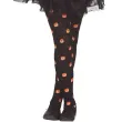 rajstopy dla dzieci dynie halloween czarno pomaranczowe guirca 122 152 cm