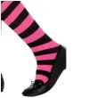 rajstopy dla dzieci halloweenowe paski rozowe smiffys