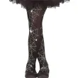rajstopy dla dzieci pajecza siec halloween czarno bialy guirca 122 152 cm
