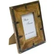 ramka na zdjecia drewno okucia retro giftdeco 10 x 15 cm