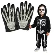 rekawiczki dla dzieci szkielet czarne widmann