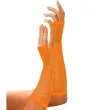 rekawiczki kabaretki neonowe dlugie lata 80 pomaranczowy widmann 33 cm