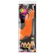 rekawiczki kabaretki neonowe dlugie lata 80 pomaranczowy widmann 33 cm