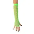 rekawiczki kabaretki neonowe lata 80 zielony fyasa 24 cm