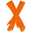 rekawiczki long elegant pomaranczowe neon guirca 45 cm