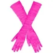 rekawiczki long elegant rozowe ciemne guirca 45 cm