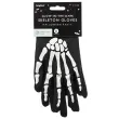 rekawiczki szkielet swiecace w ciemnosci czarny partydeco 39 5 cm