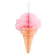 rozeta bibulowa honeycomb lody dekoracja wiszaca na urodziny 30 cmm 3 szt