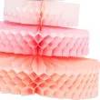 rozeta bibulowa stojaca honeycomb tort dekoracja na urodziny 23 cm