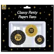 rozeta wiszaca 70 urodziny classy party 3 szt pd party