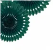 rozeta wiszaca classic zielony ciemny partydeco 20 30 cm 3 szt