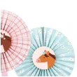 rozeta wiszaca konie mix partydeco 35 cm 3 szt