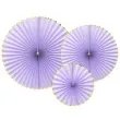 rozeta wiszaca yummy liliowy partydeco 3 szt