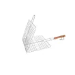 ruszt obrotowy opiekacz do grilla ze stali nierdzewnej akcesoria do grillowania 21 x 21 cm
