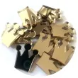 scrapki akrylowe korony zlote lustrzane 25 mm 10 szt
