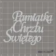 scrapki beermata napis pamiatka chrztu swietego 85x59 mm