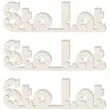 scrapki beermata napis sto lat gwiazdki 69x19 mm 3 szt