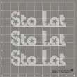 scrapki beermata napis sto lat gwiazdki 69x19 mm 3 szt