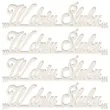 scrapki beermata napis w dniu slubu 90x21 mm 4 szt