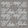 scrapki beermata napis w dniu slubu 90x22 mm 4 szt