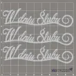 scrapki beermata napis w dniu slubu 90x24 mm 3 szt