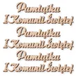 scrapki drewniane napis pamiatka i komunii swietej 90x30mm 3 szt