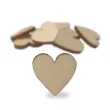 scrapki drewniane serca 20 mm 3 mm 10 szt