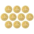 scrapki papierowe hostia ihs zlote 3 cm 10 szt