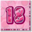 serwetki 18 glitz pink 33 cm unique 16 szt