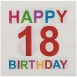 serwetki 18 happy birthday ootb 33 cm 20 szt