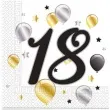 serwetki 18 urodziny balloons procos 33 cm 20 szt