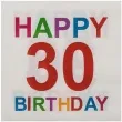 serwetki 30 happy birthday ootb 33 cm 20 szt