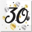 serwetki 30 urodziny balloons procos 33 cm 20 szt