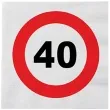 serwetki 40 traffic birthday 33 cm funny fashion 16 szt