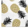 serwetki ananas biale paw 33 cm 16 szt