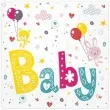 serwetki baby party mix paw 33 cm 20 szt
